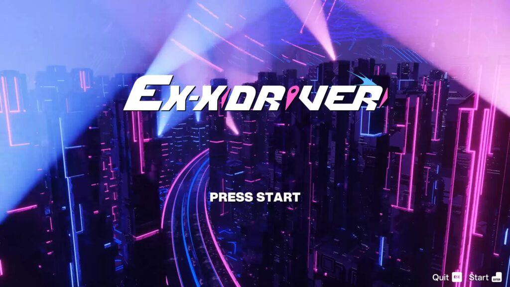 A screenshot from the game I'm creating, EX-XDRiVER.